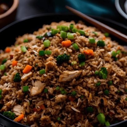 Blackstone Chicken Fried Rice