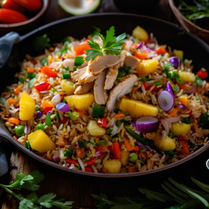 Chicken Pineapple Fried Rice