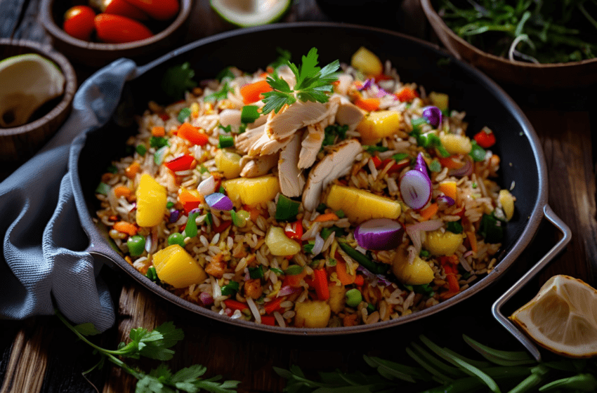Chicken Pineapple Fried Rice