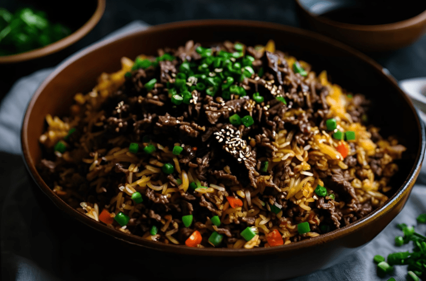 Korean Beef Fried Rice