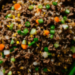 Ground Beef Fried Rice