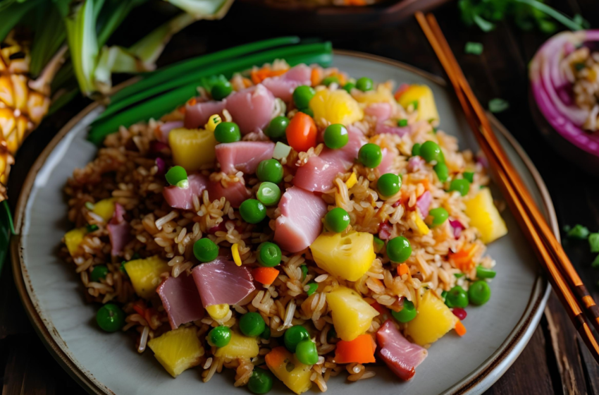 Ham and Pineapple Fried Rice