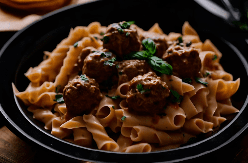 Meatball Pasta Recipe Creamy