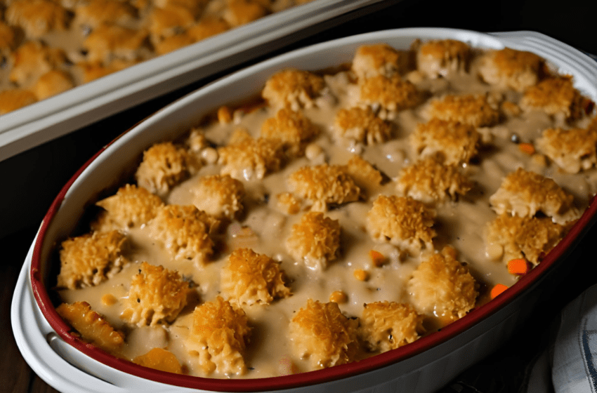 Paula Deen Chicken Casserole With Ritz Crackers