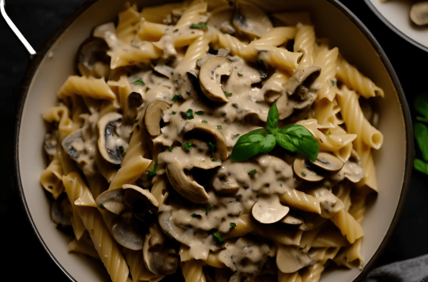 Creamy Mushroom Chicken Pasta