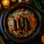 crockpot sausage and rice